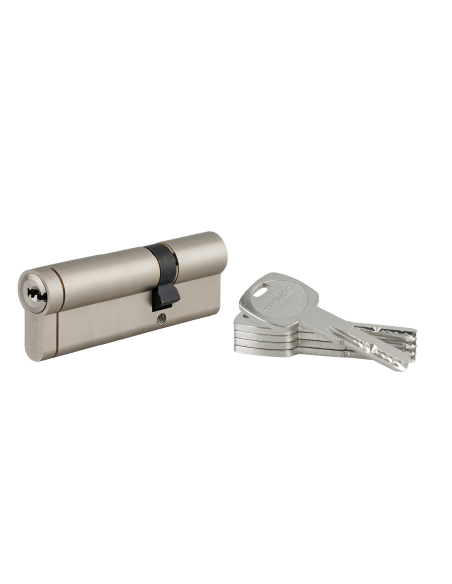 Cylindre de serrure débrayable Transit 1, 30x65mm, 5 clés, nickelé - THIRARD FBA