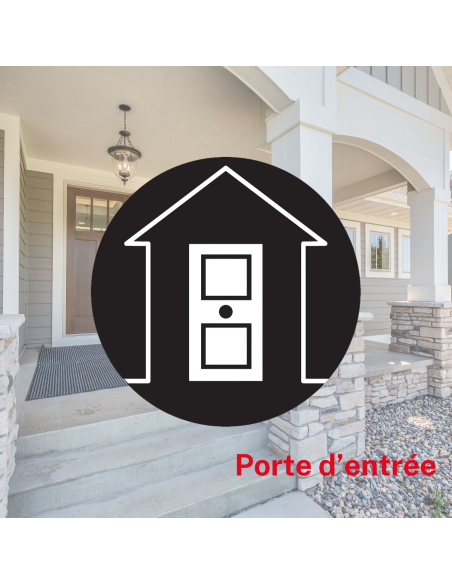 Serrure encastrable Monomax NF pour cylindre européen, axe 40mm, bouts ronds, têtière noire - THIRARD FBA
