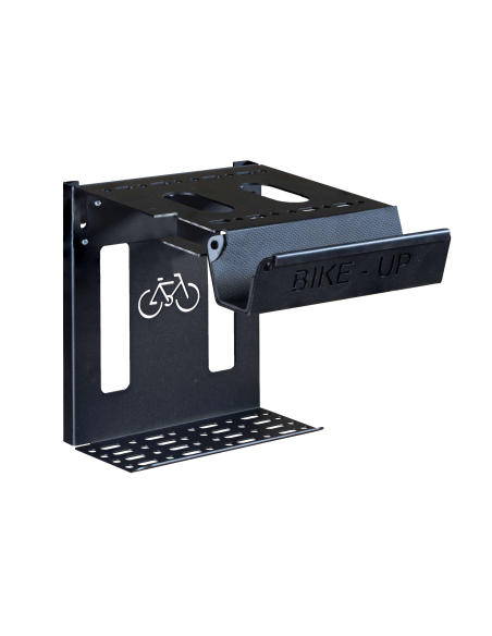 Porte-vélo mural BikeUp, support de rangement pour vélo, fixation murale noir - THIRARD Porte-vélo