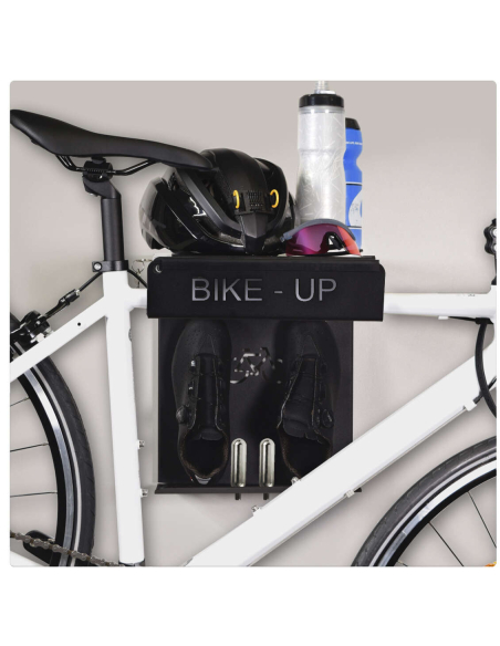 Porte-vélo mural BikeUp, support de rangement pour vélo, fixation murale noir - THIRARD Porte-vélo
