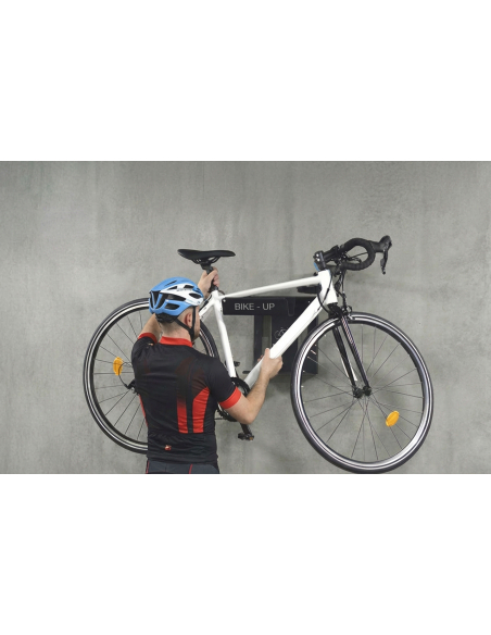Porte-vélo mural BikeUp, support de rangement pour vélo, fixation murale noir - THIRARD Porte-vélo