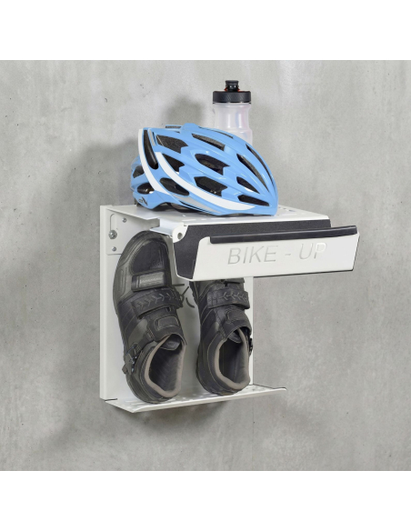 Porte-vélo mural BikeUp, support de rangement pour vélo, fixation murale blanc - THIRARD Porte-vélo