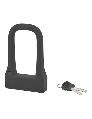 Antivol U anse acier siliconée, Ø14mm, largeur 120mm, hauteur 175mm - THIRARD FBA