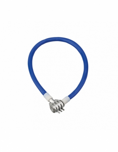 Antivol à combinaison Twisty, 3 chiffres, câble acier, vélo, 5mmx0.5m - THIRARD FBA