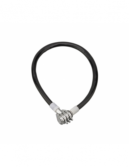 Antivol à combinaison Twisty, 3 chiffres, câble acier, vélo, 5mmx0.5m - THIRARD FBA
