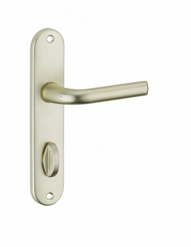 Ensemble de poignées pour porte intérieure Leto à condamnation, carré 7mm, entr'axes 165mm, couleur F2 - THIRARD FBA