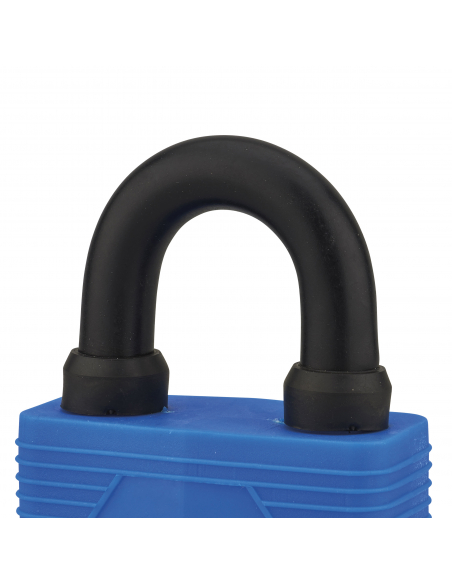 Cadenas à clé Slice, acier, extérieur, anse acier, 65mm, 2 clés - THIRARD FBA