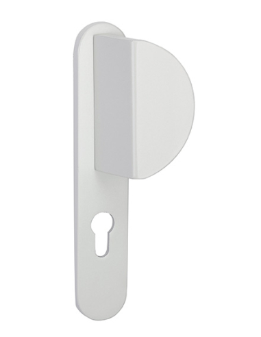 Poignée de porte palière Chantilly, pour serrure Tribando, blanc - THIRARD FBA