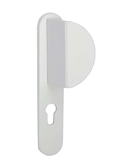 Poignée de porte palière Chantilly, pour serrure Tribando, blanc - THIRARD FBA