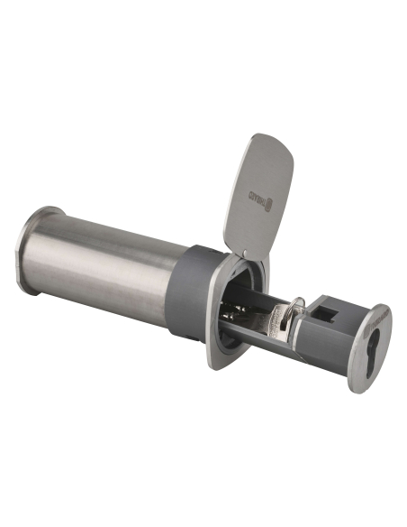 Boîte à clés à encastrer inox avec obturateur sans cylindre -THIRARD Boîte à clés