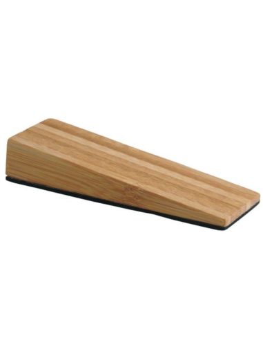 Cale de porte en bambou, semelle caoutchouc - THIRARD Cale de porte