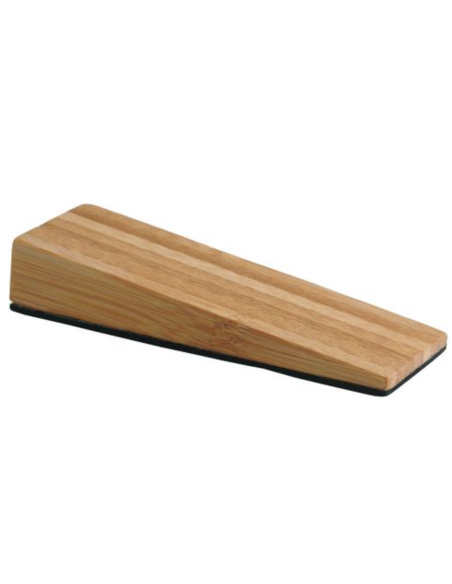 Cale de porte en bambou, semelle caoutchouc - THIRARD Cale de porte