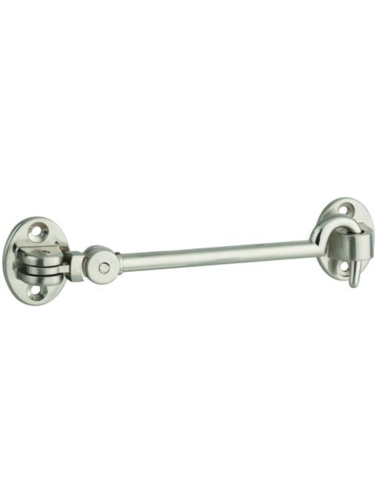 Crochet de sécurité chromé, 150mm - THIRARD Entrebailleurs de porte