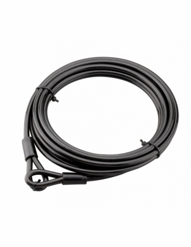 Câble antivol Twisty, vélo, abris de jardin, Ø 8, 6.00m, acier gaine PVC - THIRARD FBA