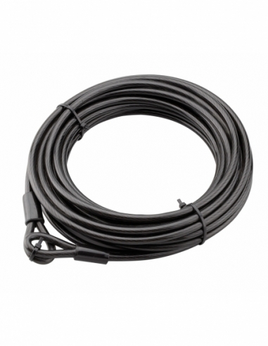 Câble antivol Twisty, vélo, abris de jardin, Ø 8, 12.00m, acier gaine PVC - THIRARD FBA