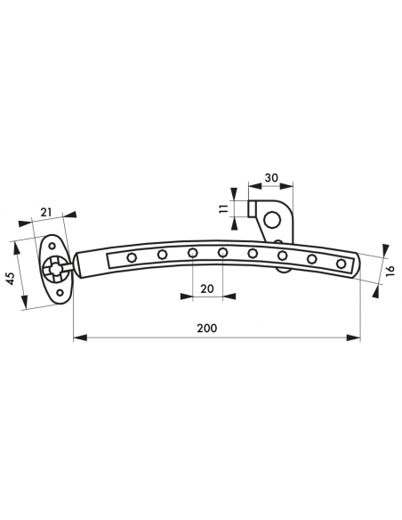 Entrebâilleur de fenêtre, 8 positions, réversible, cadenassable, blanc - THIRARD Entrebailleur de fenêtre