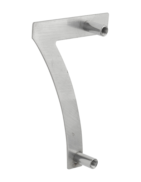 Chiffre 7 à visser, inox, H.100mm - THIRARD Chiffres maison extérieur