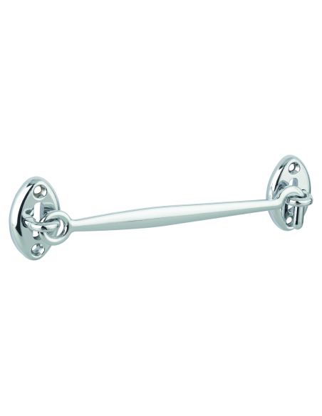 Crochet de sécurité pour porte et fenêtre chromé 150 mm - THIRARD Entrebailleurs de porte