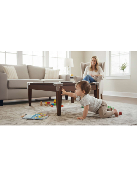 Protections intégrales pour coins de table - Lot de 4 - THIRARD Protection de la personne