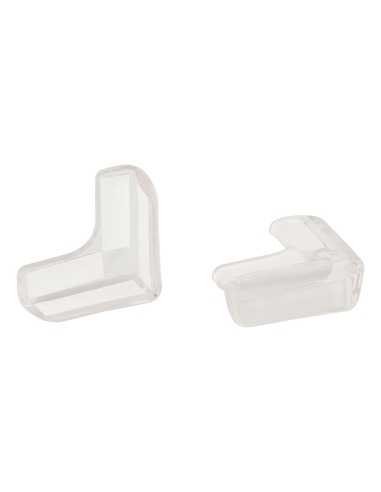 Lot de 4 protège coins transparents en forme L - THIRARD Protection de la personne