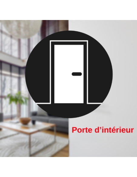 Verrou à bouton Trident pour porte intérieure, simple entrée, acier, époxy bronze - THIRARD Verrous