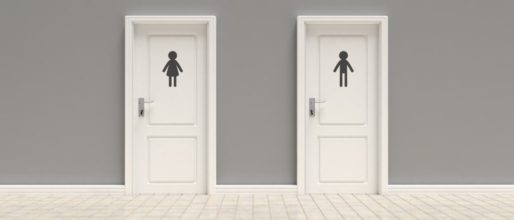 serrure encastrable à condamnation pour porte de toilette